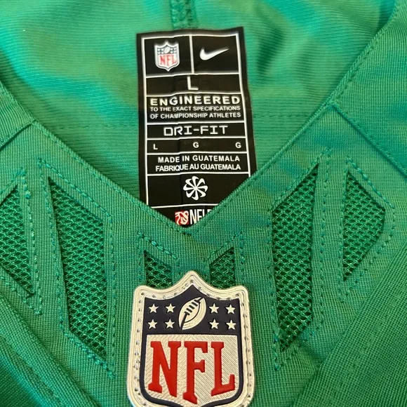 Men's Nike Brandon Graham Kelly Green Philadelphia Eagles Jersey - Picture 3 of 6